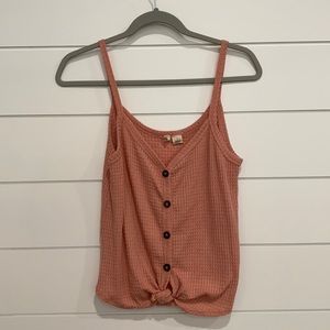 Pink summer tank top